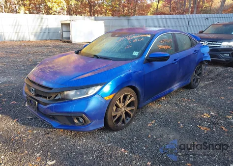 2019 Honda Civic Sport from USA, damaged, VIN 2HGFC2F82KH578756